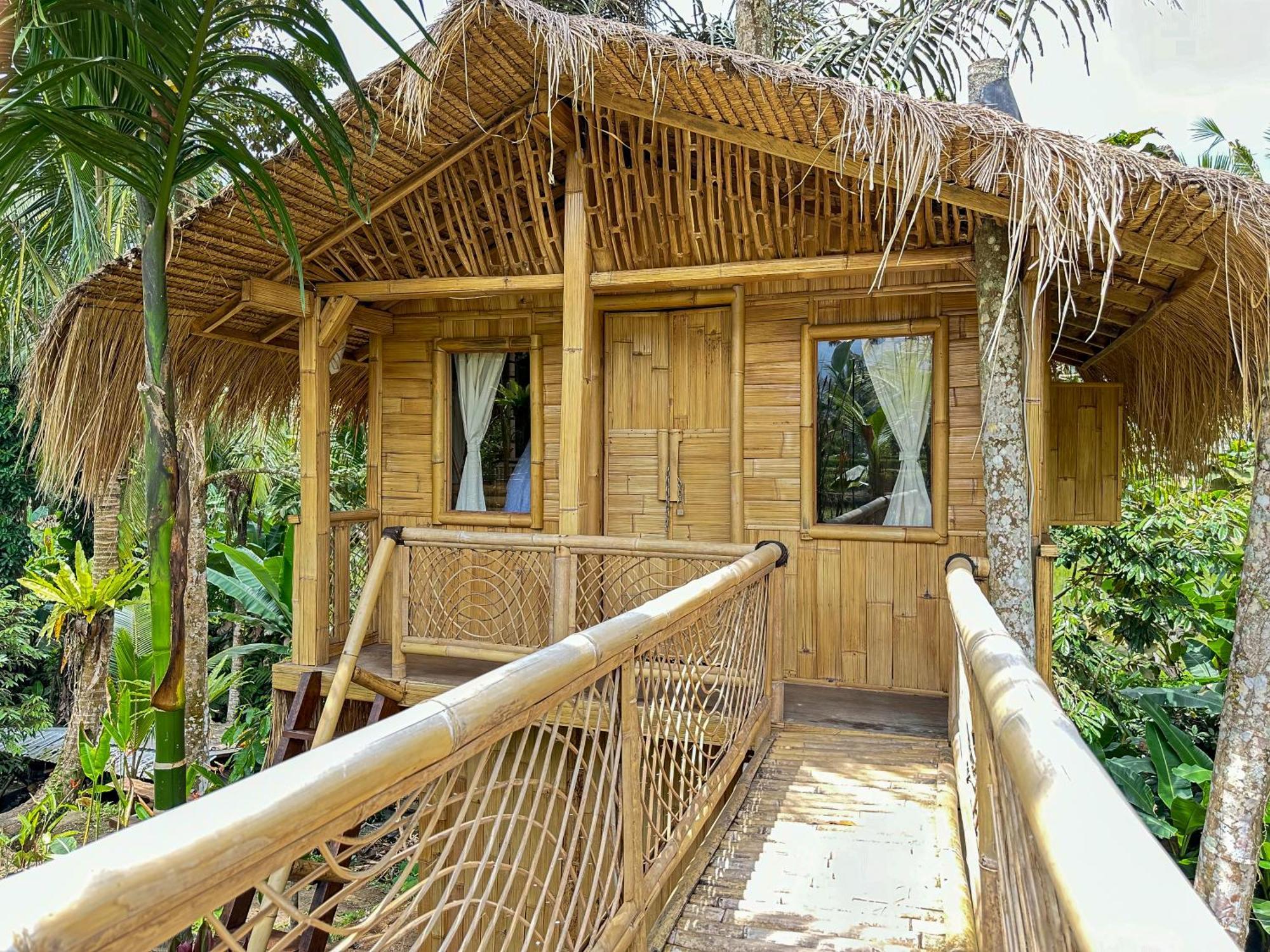 Kawig Bamboo House - Ricefield View, Eco Bamboo Home Tampaksiring Εξωτερικό φωτογραφία