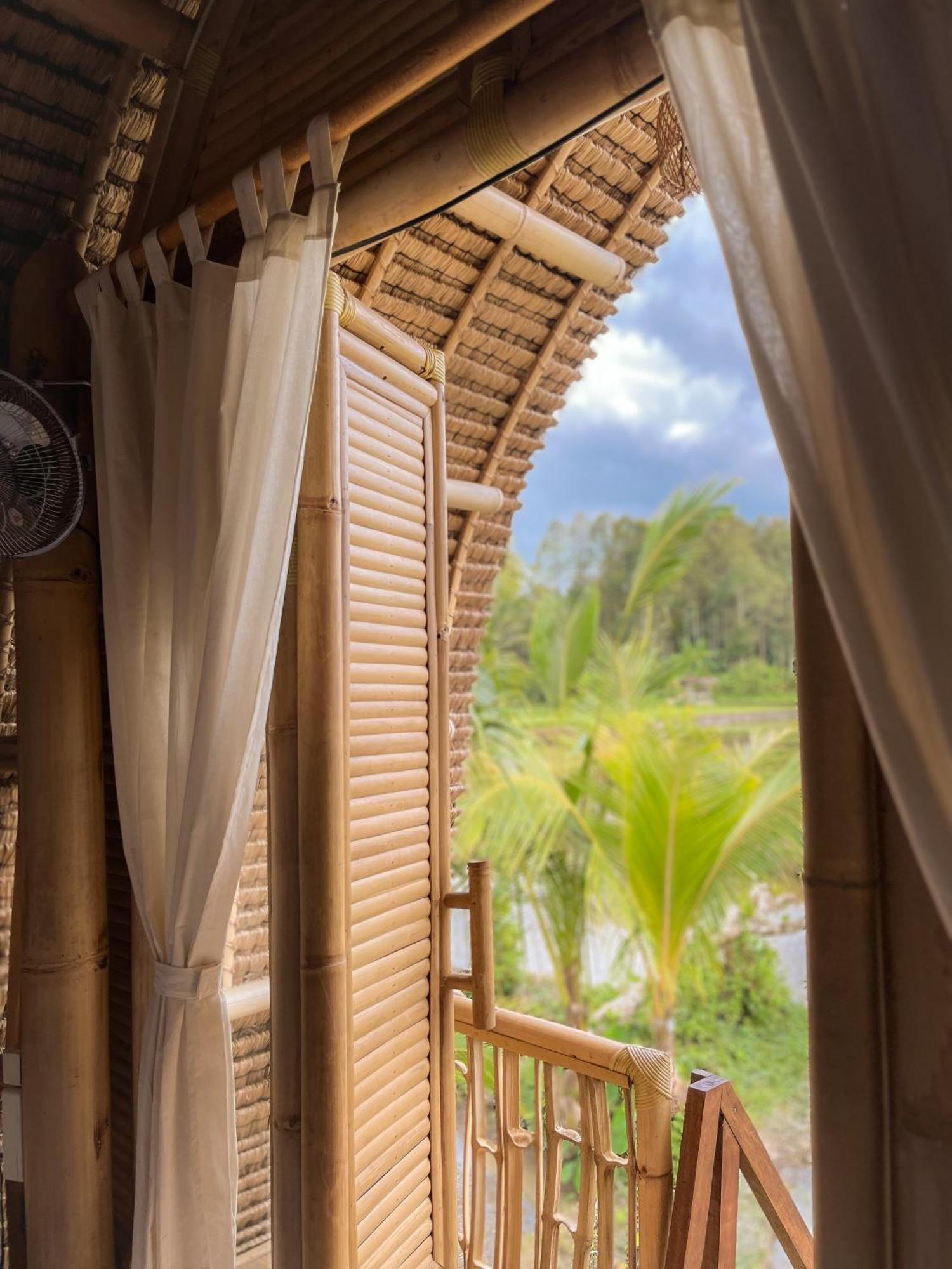Kawig Bamboo House - Ricefield View, Eco Bamboo Home Tampaksiring Εξωτερικό φωτογραφία