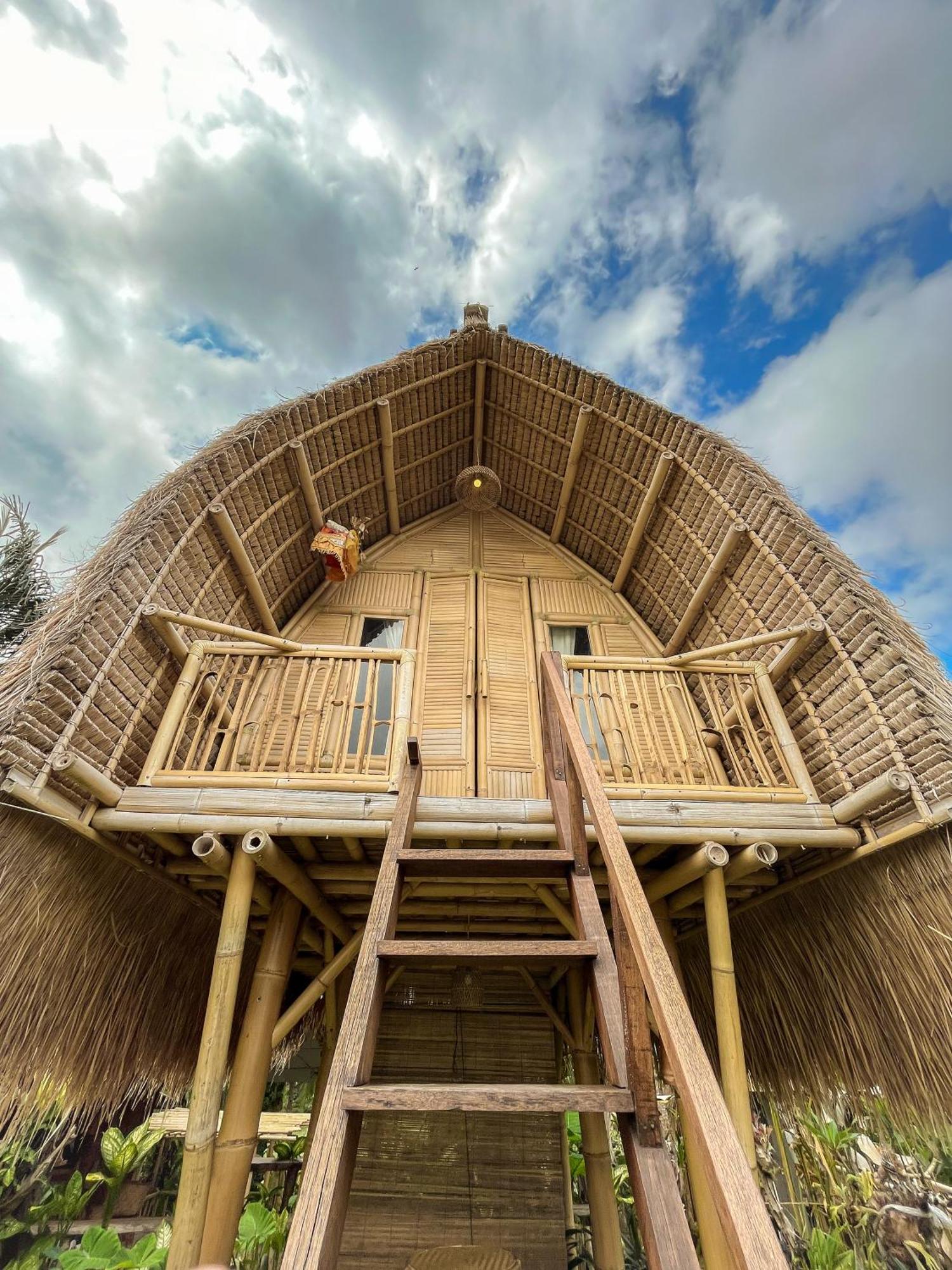 Kawig Bamboo House - Ricefield View, Eco Bamboo Home Tampaksiring Εξωτερικό φωτογραφία