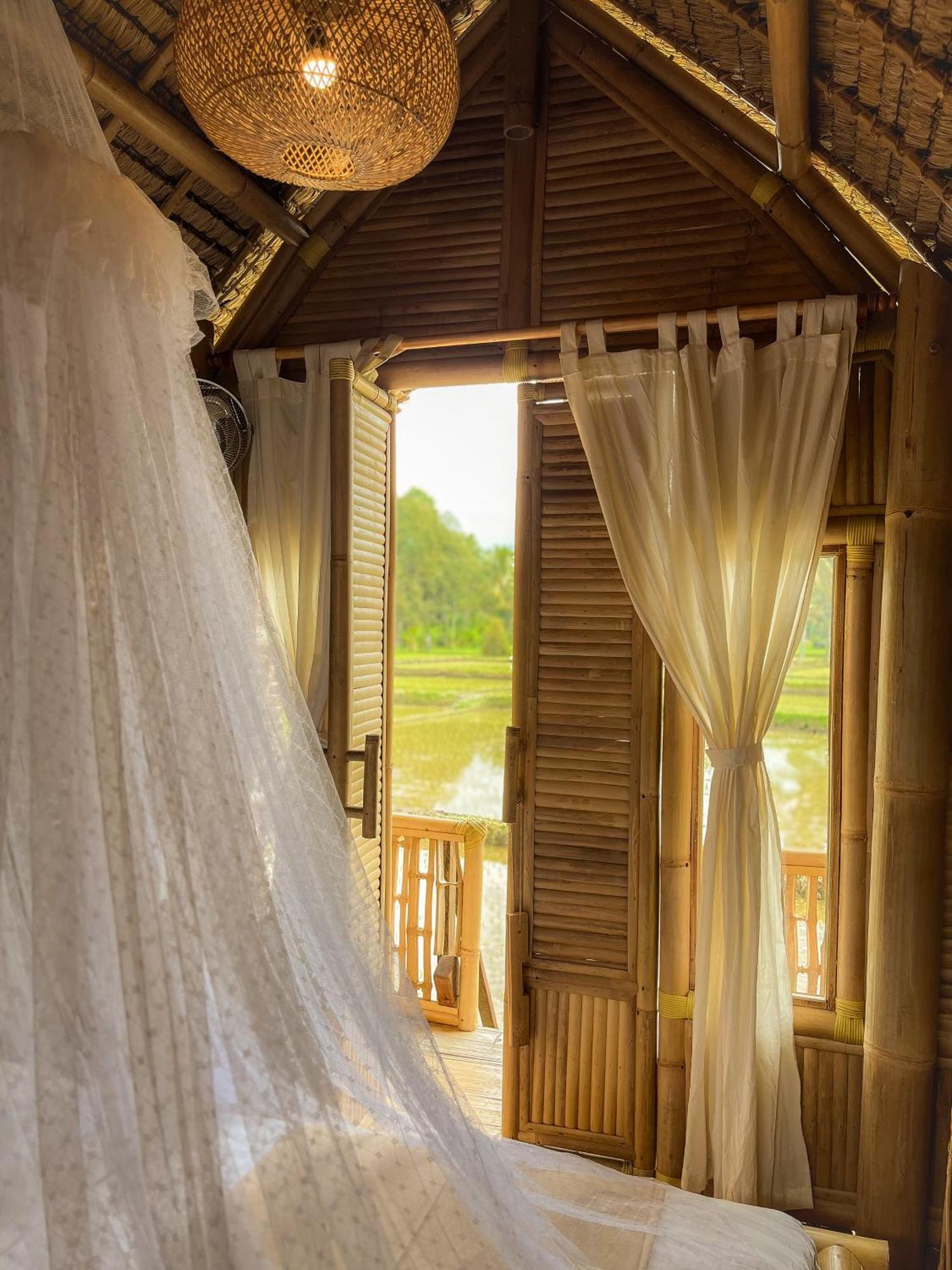 Kawig Bamboo House - Ricefield View, Eco Bamboo Home Tampaksiring Εξωτερικό φωτογραφία