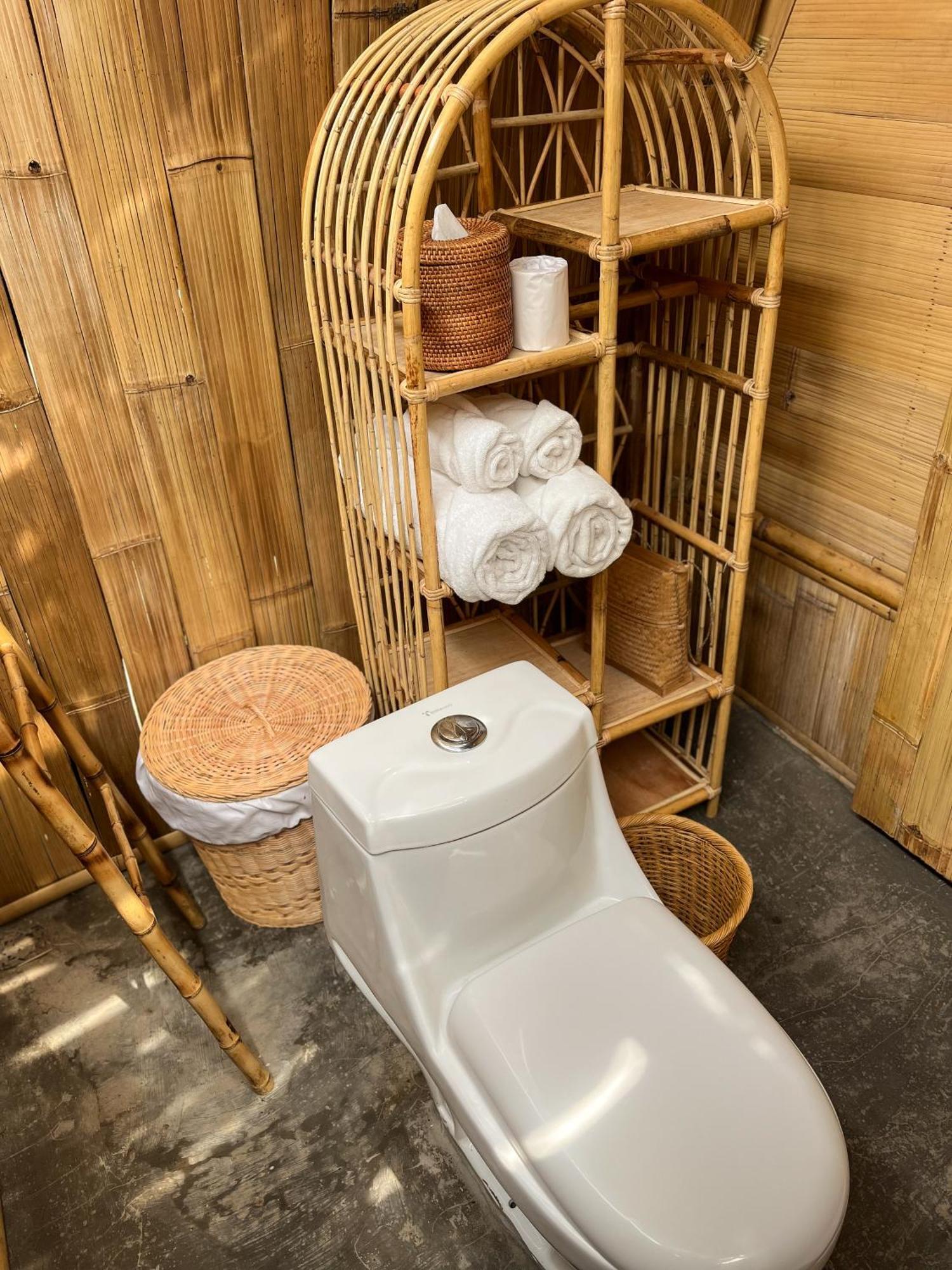 Kawig Bamboo House - Ricefield View, Eco Bamboo Home Tampaksiring Εξωτερικό φωτογραφία