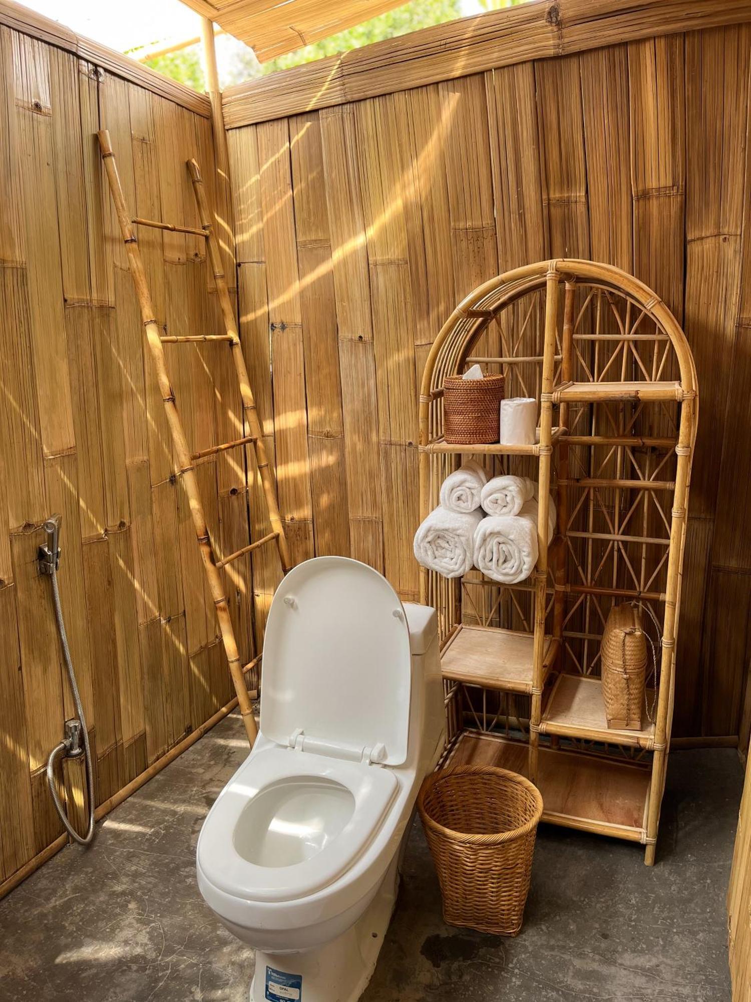 Kawig Bamboo House - Ricefield View, Eco Bamboo Home Tampaksiring Εξωτερικό φωτογραφία