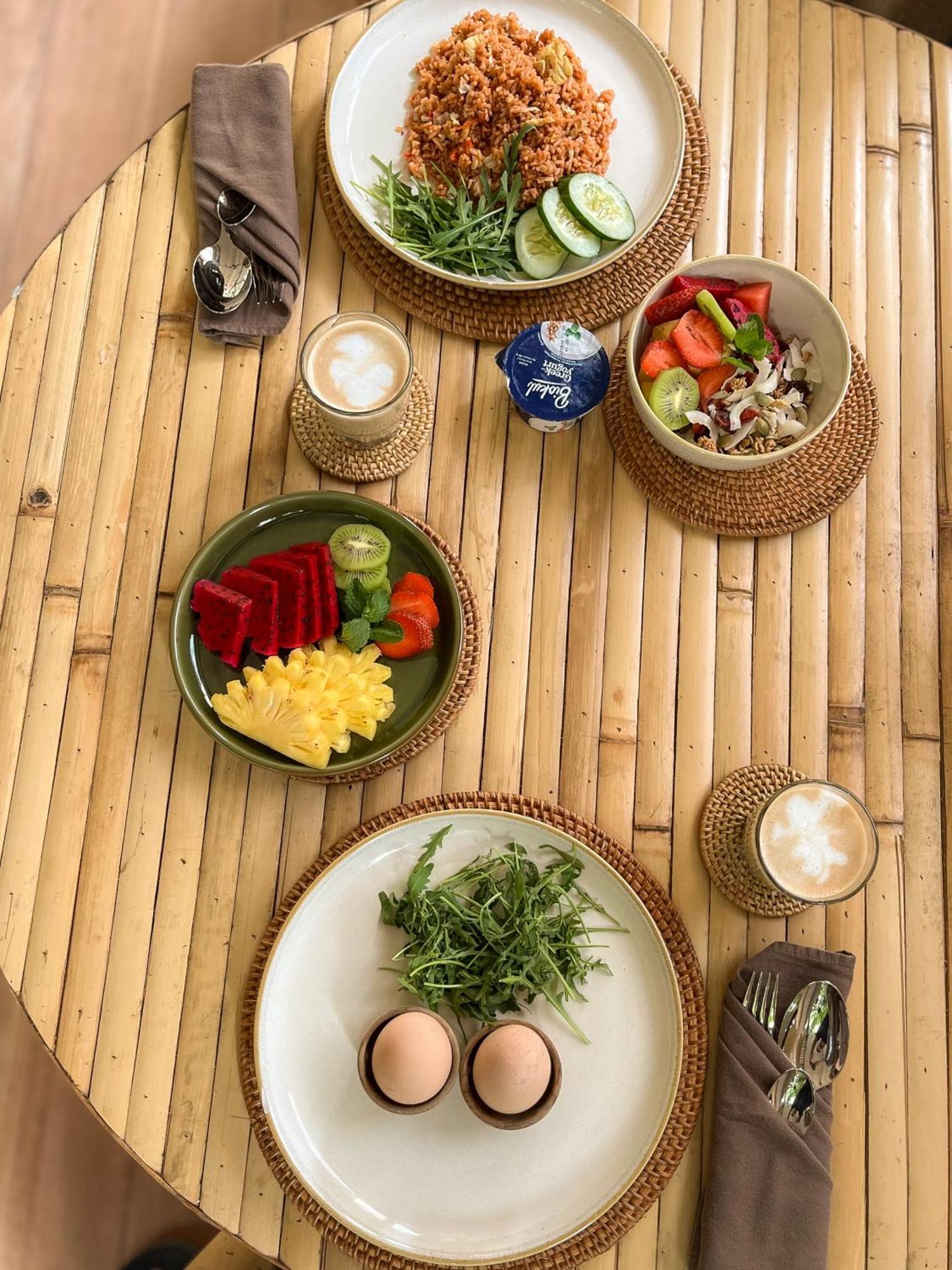 Kawig Bamboo House - Ricefield View, Eco Bamboo Home Tampaksiring Εξωτερικό φωτογραφία