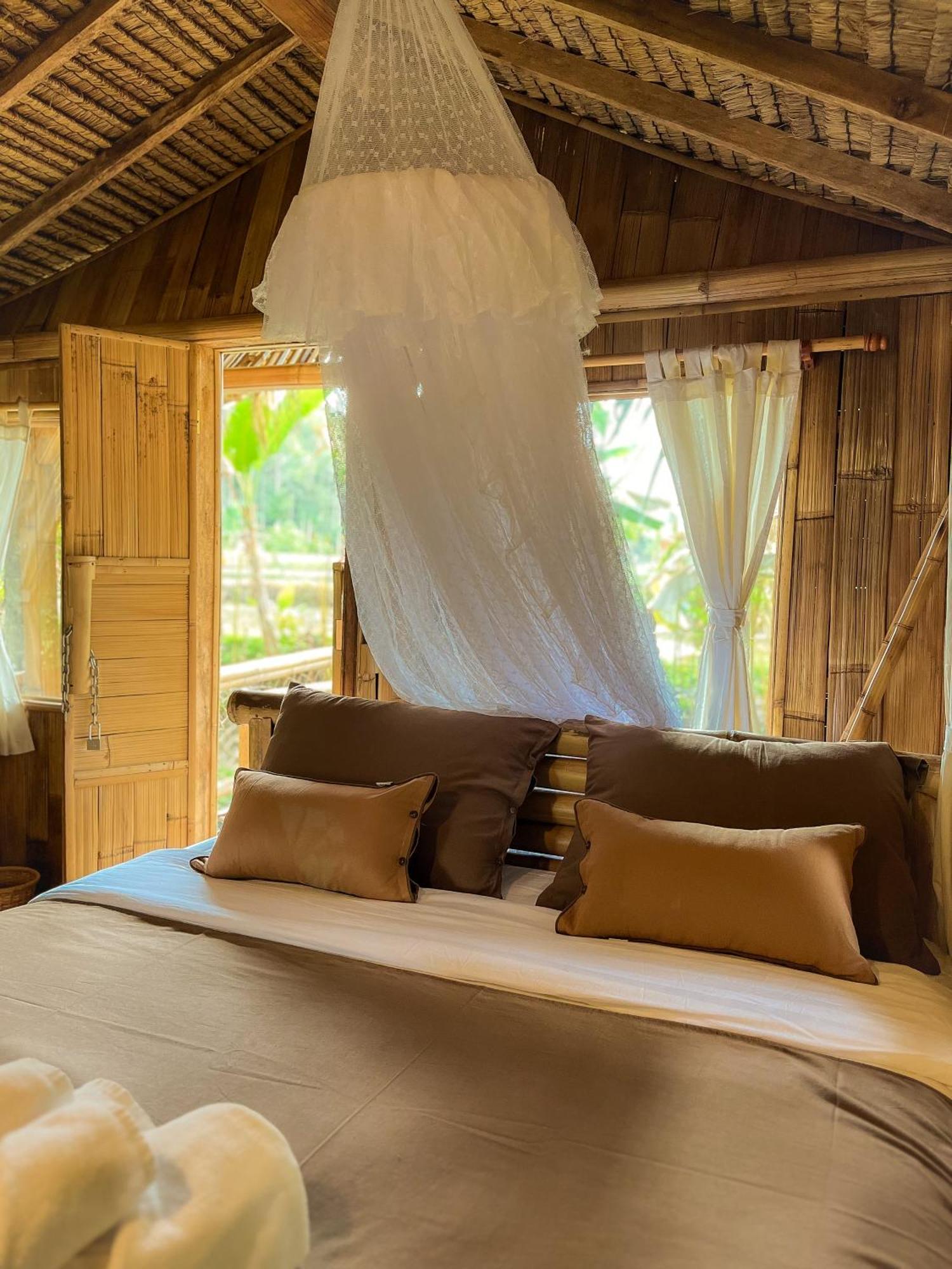 Kawig Bamboo House - Ricefield View, Eco Bamboo Home Tampaksiring Εξωτερικό φωτογραφία